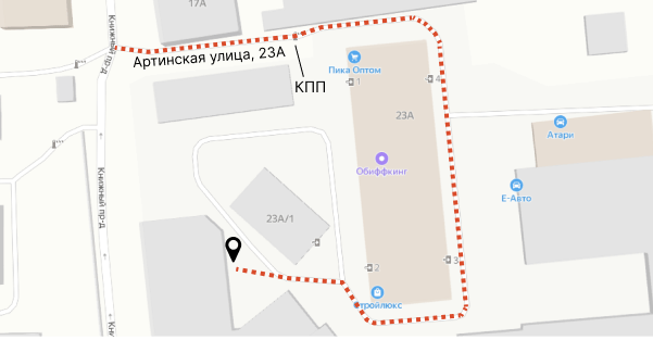 карта проезда